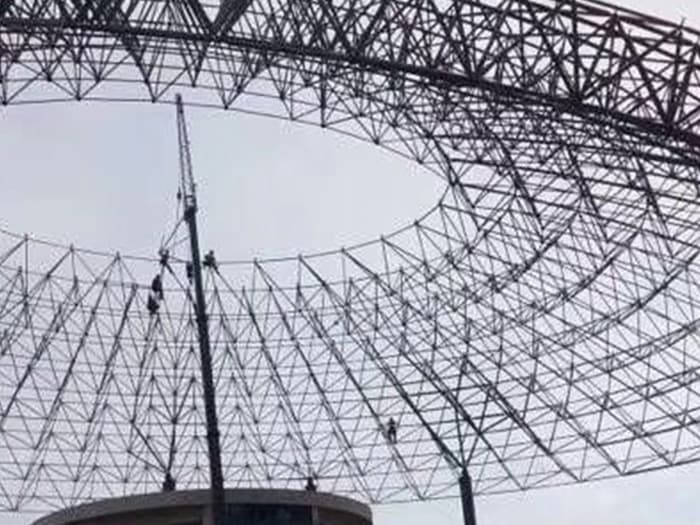 韩城篮球馆球形网架厂家价格