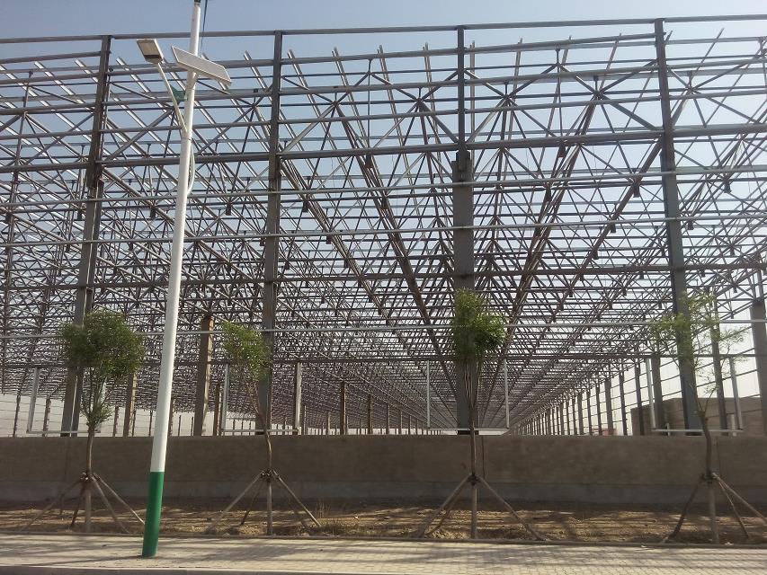 韩城汽车工业厂房网架