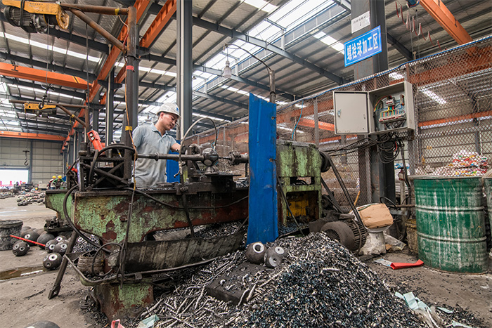 韩城网架配件车间